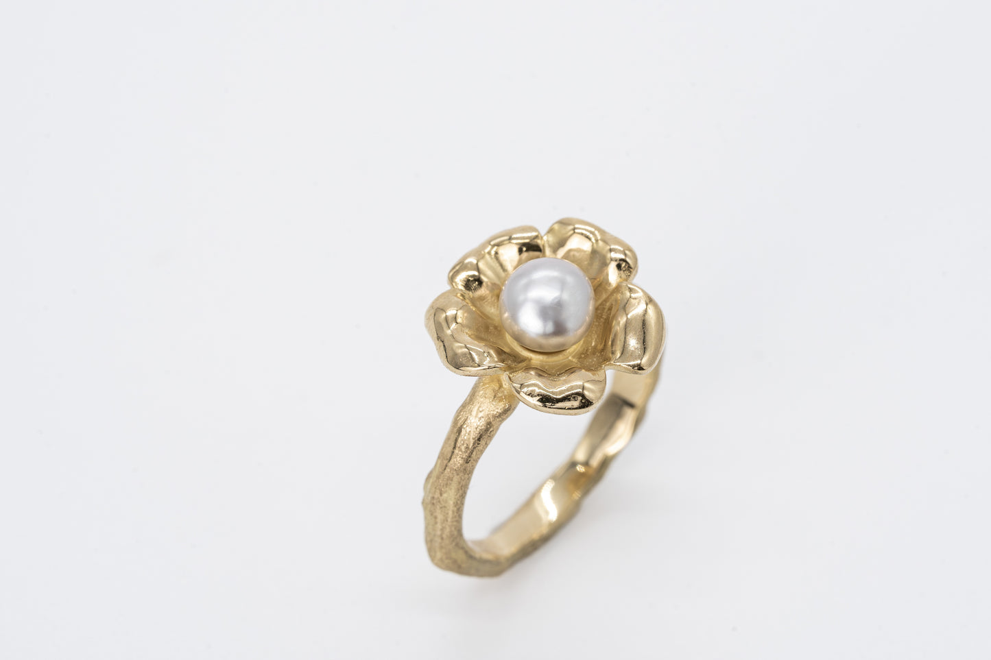 MARIGOLD - 18CT Yellow Gold Pearl Ring