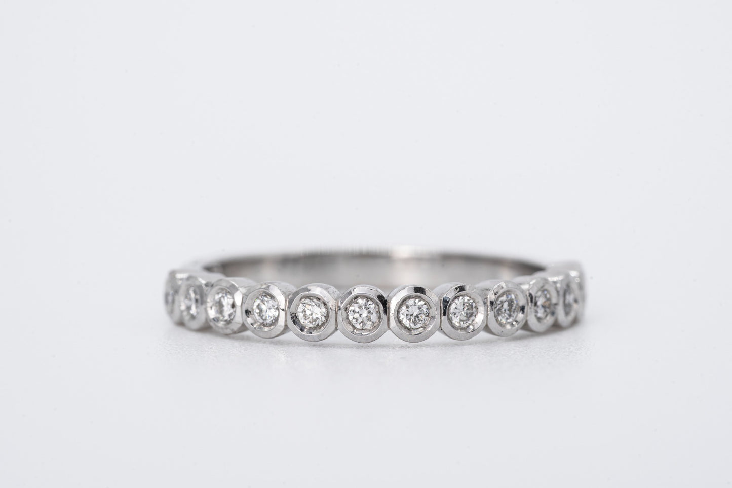 CELINE - 18CT White Gold Diamond Band