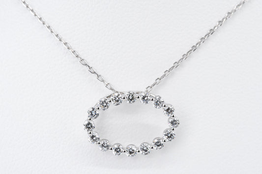 ISOLA - Platinum Diamond Necklace