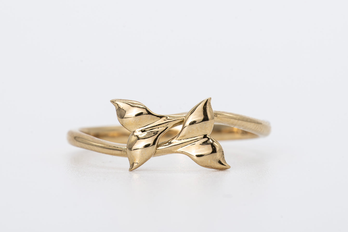 NERIDA - 18CT Yellow Gold Mermaid Tail Ring