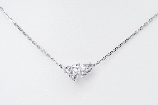 AMRORIA - Platinum Diamond Necklace