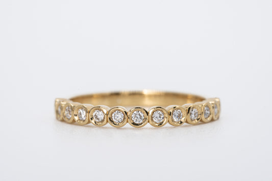 CELINE - 18CT Yellow Gold Diamond Ring