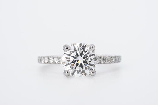 AURELIA - Platinum Solitaire Ring
