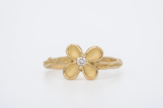 MEADOW - 18CT Yellow Gold Flower Ring