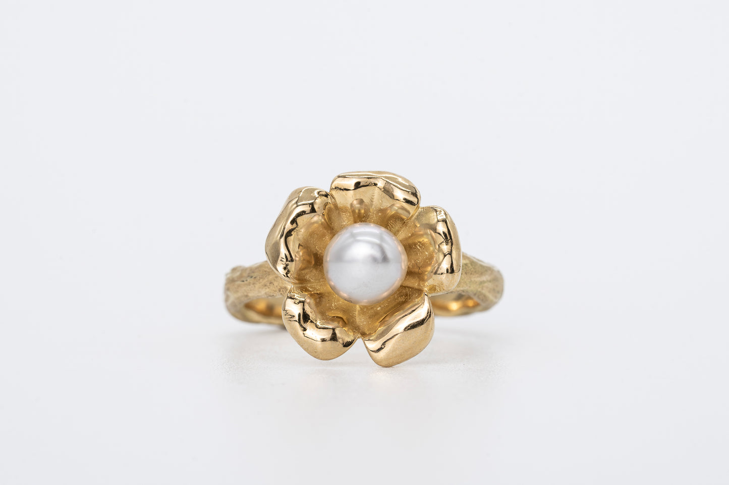 MARIGOLD - 18CT Yellow Gold Pearl Ring