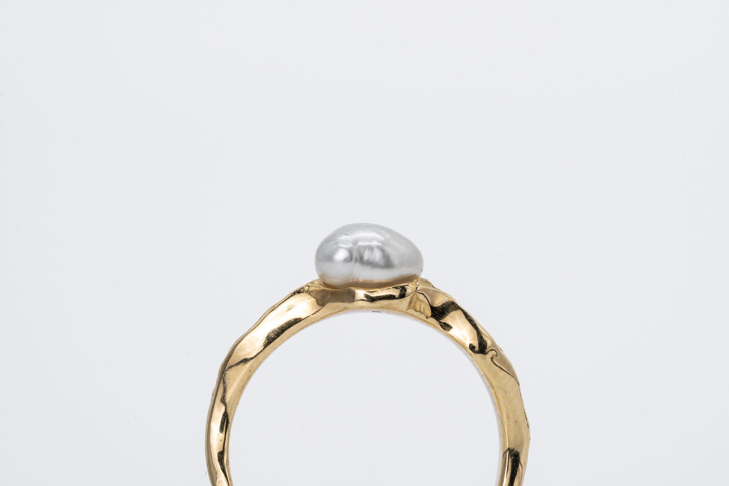 SELENE - 18CT Yellow Gold Pearl & Diamond Ring