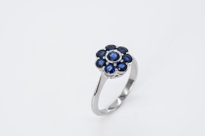 FIORA - 18CT White Gold, Sapphire Ring