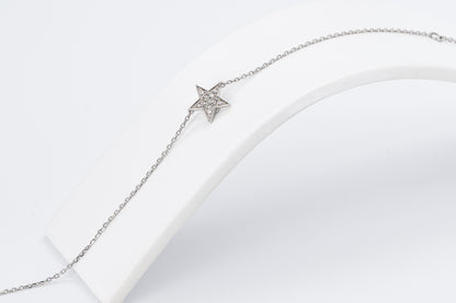 ESTELLA - 18CT White Gold Diamond Bracelet