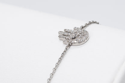 AMARA - 18CT White Gold Diamond Bracelet