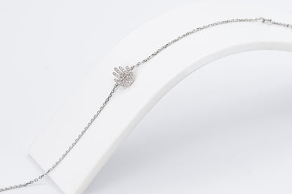 AMARA - 18CT White Gold Diamond Bracelet