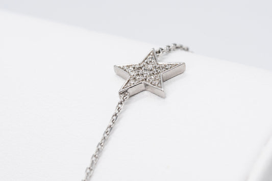 ESTELLA - 18CT White Gold Diamond Bracelet