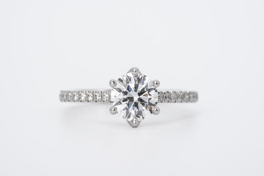 ELARA - 18CT White Gold Diamond Ring