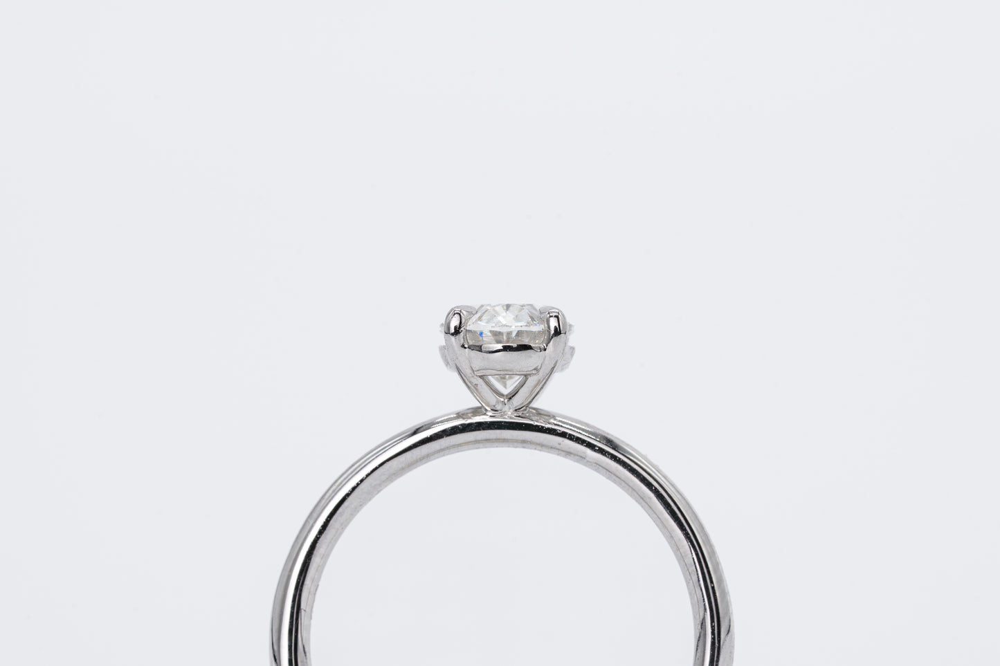 CHARLOTTE - 18CT White Gold Oval Diamond Ring