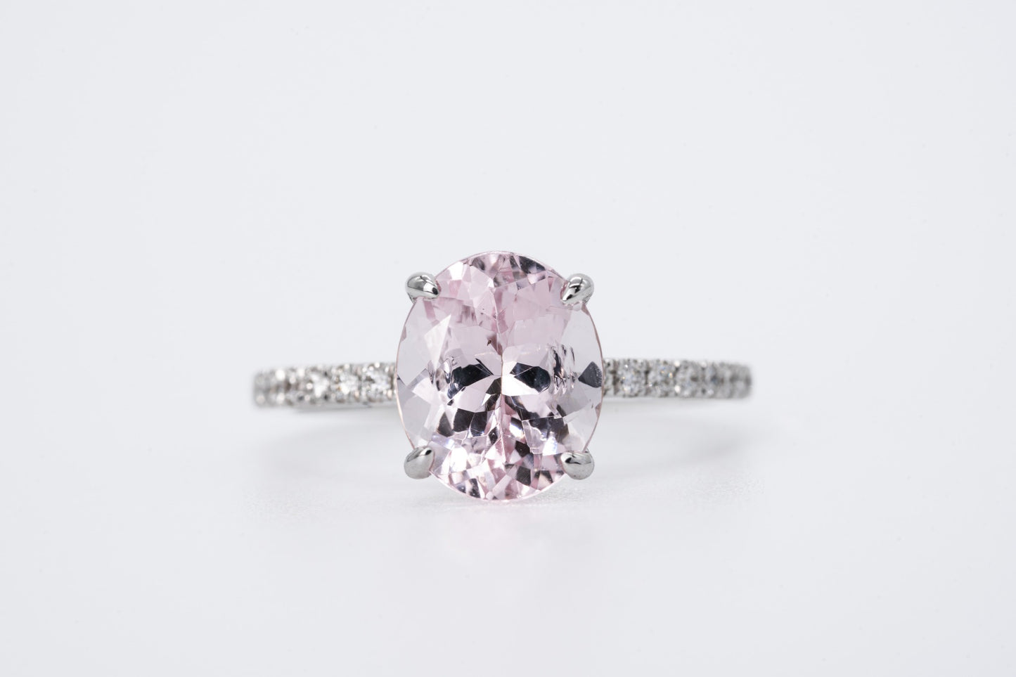 MARIPOSA - 18CT White Gold, Morganite Ring