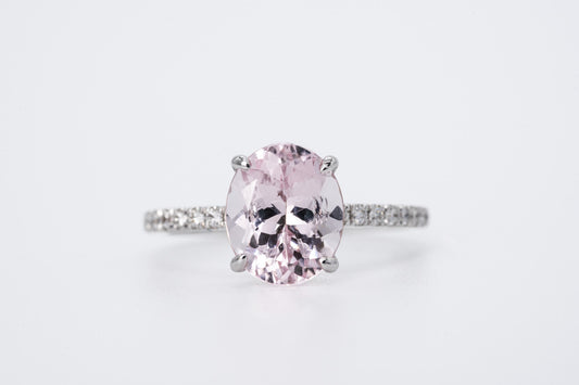 MARIPOSA - 18CT White Gold, Morganite Ring