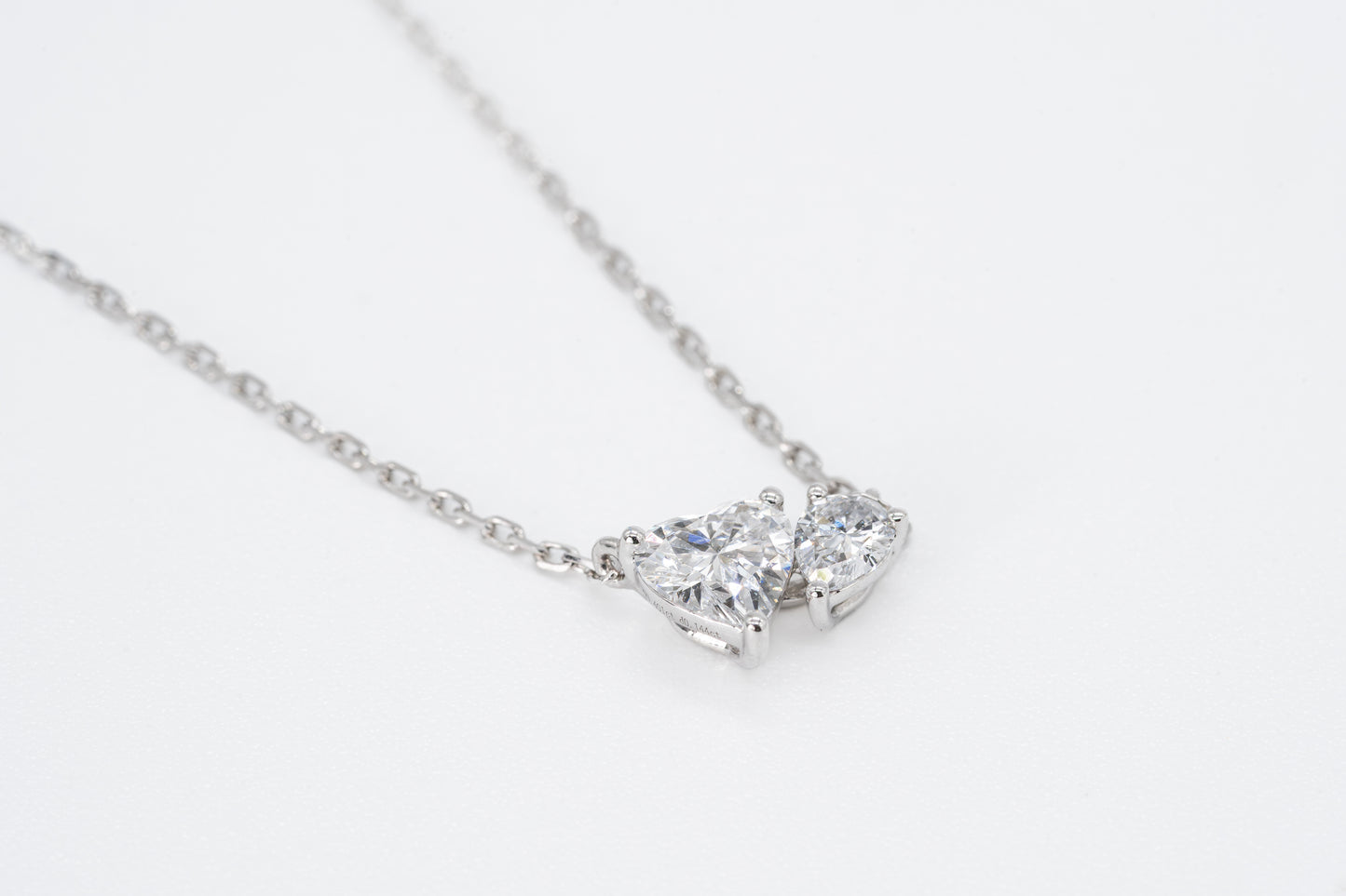 AMRORIA - Platinum Diamond Necklace