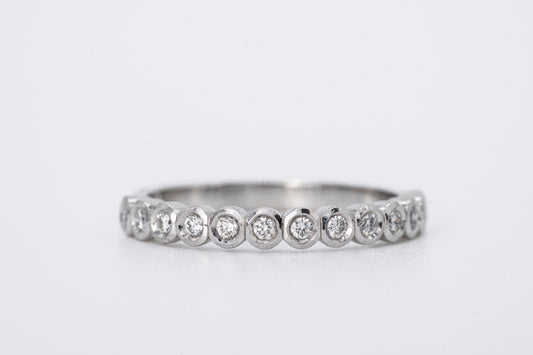 CELINE - 18CT White Gold Diamond Band
